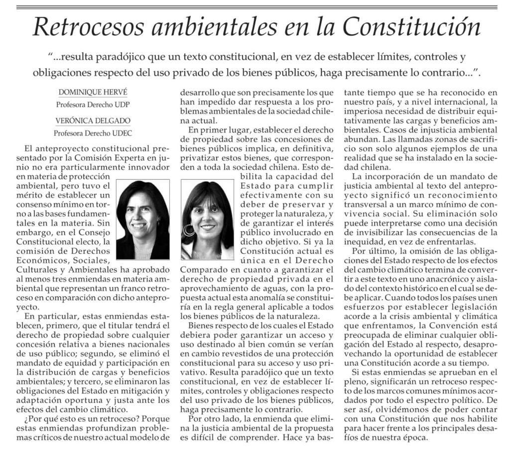 Columna de hoy en el mercurio