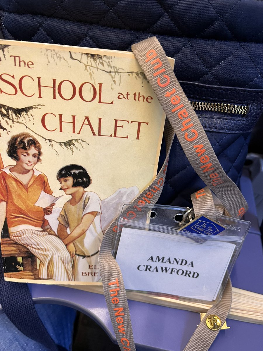 NewChaletClub's tweet photo. It’s our AGM weekend!
Lots of talk, quizzes, food, fun, activities, book sale over the next three days!
Our guest speaker is Gwyn Jones who was the artist for the Armada paperbacks in the 80s and 90s.
If you are a chalet fan see https://t.co/e2AcE08oHP
#AGM #chaletschool https://t.co/n28e0ZVZ1G