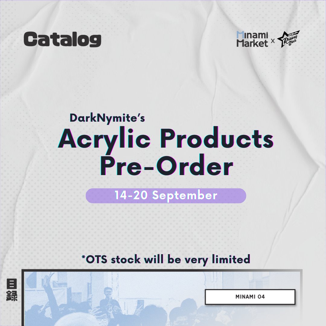 txcxsummer's tweet photo. [MINAMI MARKET 04] Acrylic Products Pre-Order Catalog ヾ(@^▽^@)ノ

PO Period: 14-20 September
For OTS Pick-Up only
https://t.co/cR76U50Fj5

Ada fandom Spiderverse, Spider Villains (Green Goblin, Michael Myers dan Original Character 😉💖

Setiap PO akan mendapat freebies limited! https://t.co/Rz2hLsjOWb