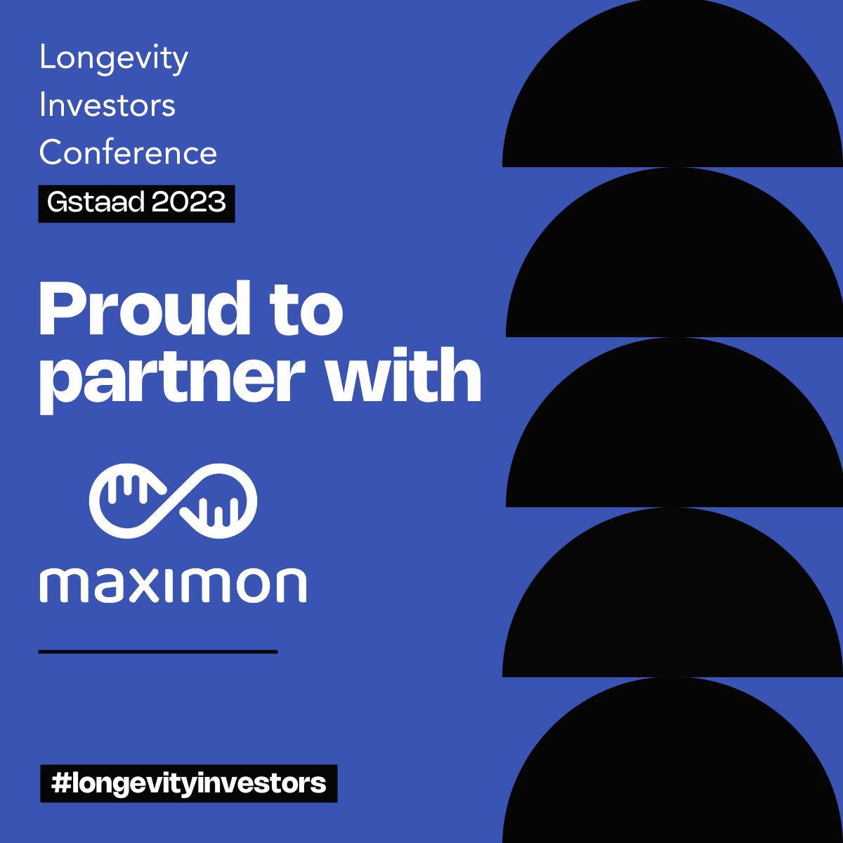 Partner of LIC 2023 🤝 We are happy to present our exclusive partner - @maximon_ag. Maximon empowers entrepreneurs to build impactful, science-based and scalable companies providing healthy aging and rejuvenation solutions. #LongevityInvestors