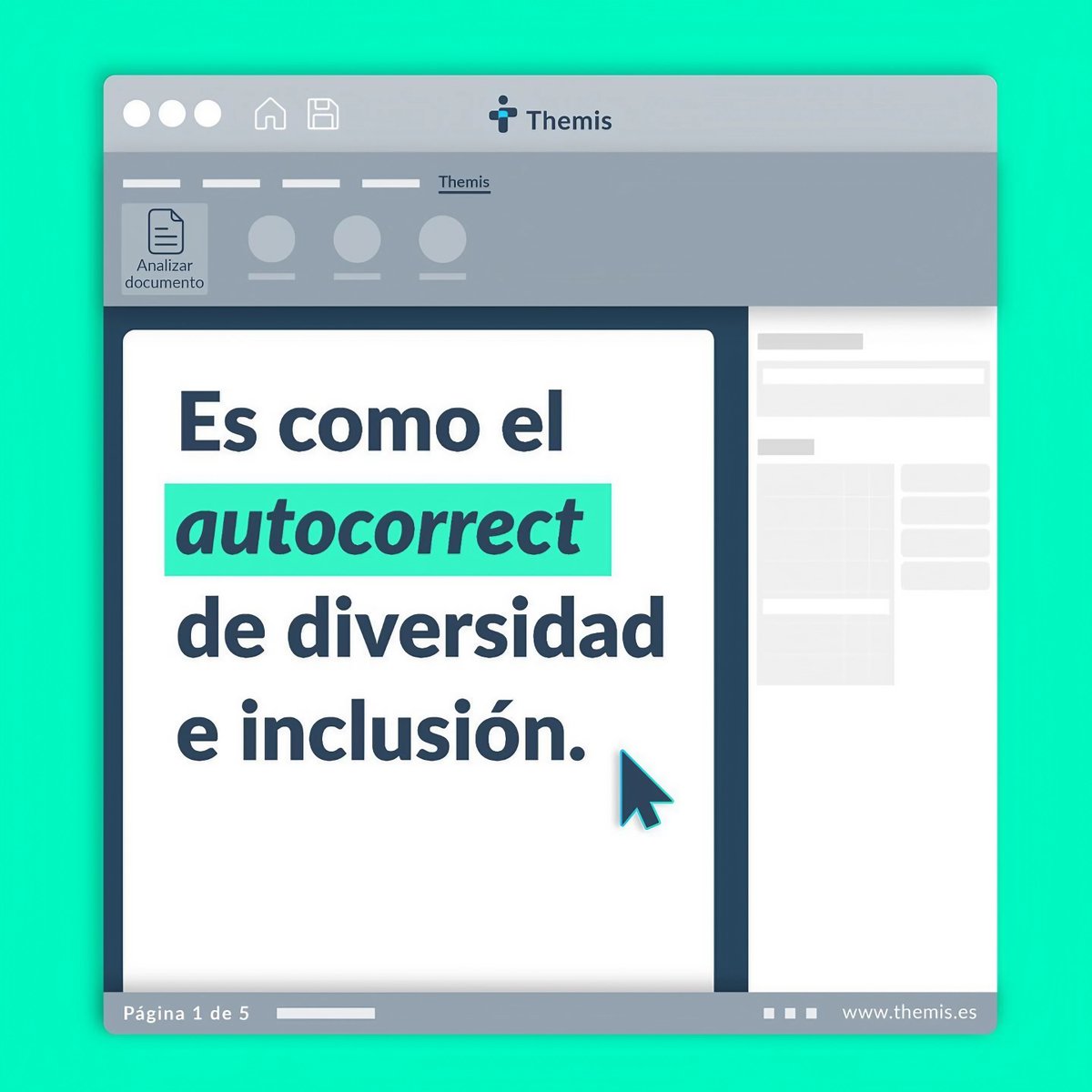 Sí, pero no tal cual… No cambiamos tus textos, te ofrecemos distintas opciones más inclusivas basadas en #InteligenciaArtificial 🚀

Pruébalo gratis y comprueba.

themis.es/software/plan-…

#EmpresaResponsable #ComunicaciónCoporativa #ComunicaciónInclusiva #PlanesDeIgualdad