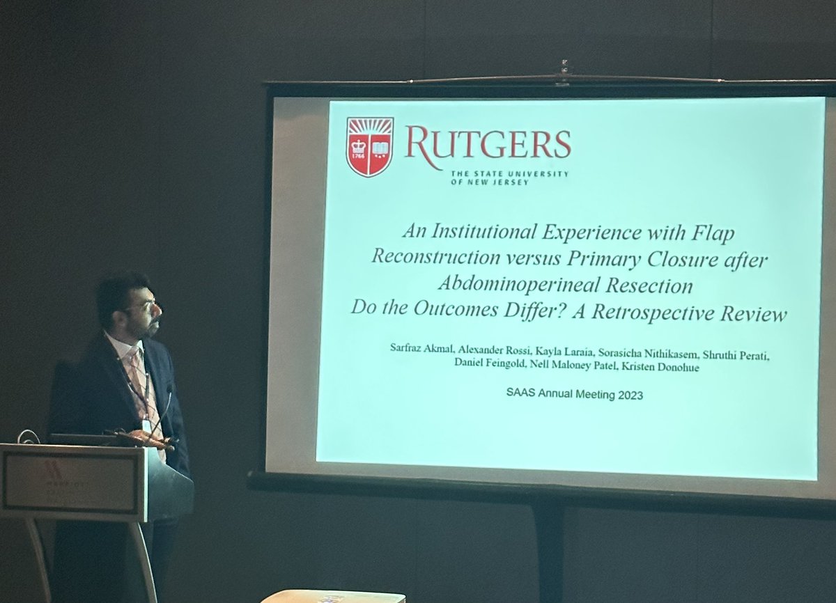 My first time at SAAS, such an inspiration to see so many amazing Asian surgeons who have paved the way for people like me. Loved the turnout from @rwjsurgery, home to so many accomplished Asian surgeons who’ve taught me so much. #SAAS2023 @AsianAcadSurg