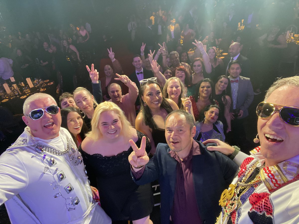The final #ccnnz and #crmawards for us - Viva Las Vegas - selfie on stage!!!