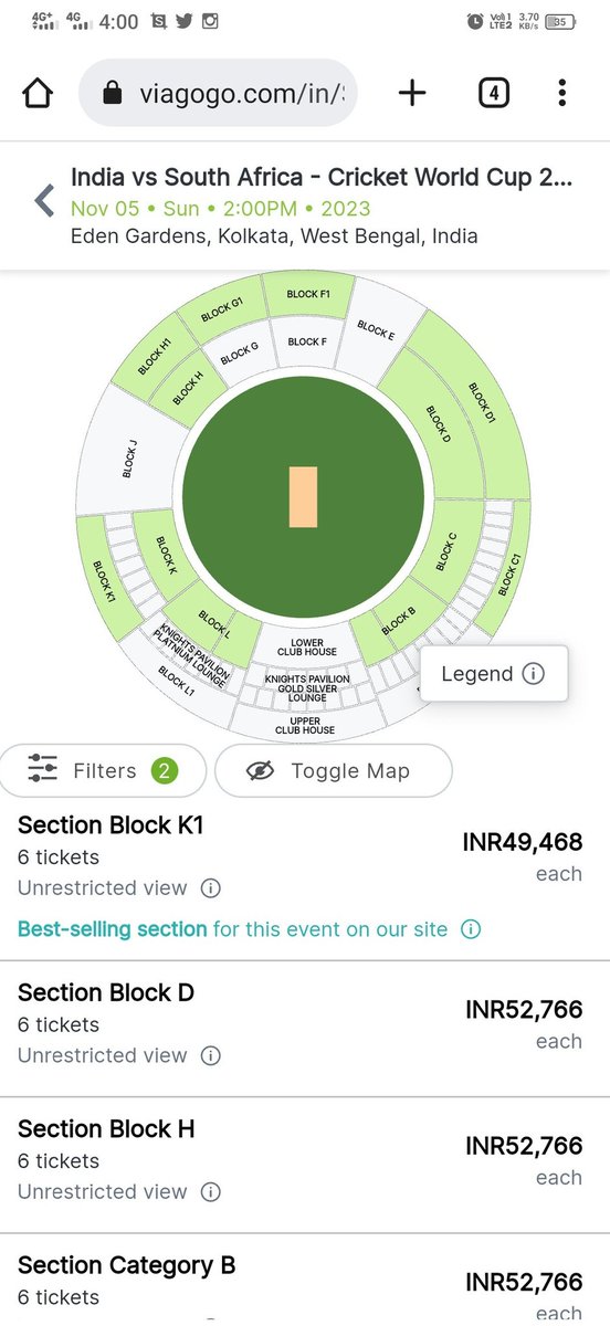ShovanMondal23's tweet photo. What a Scam! @BCCI 
People are unable to get tickets after waiting 4/5 hours, and some website like @viagogo blacking the tickets avowedly. How did they get access of too many tickets?
#IccWorldCupTicketScam 
#BCCI #ICC #ICCWorldCup2023 
@ZeeNews @republic @ABPNews https://t.co/dua8woKPVI