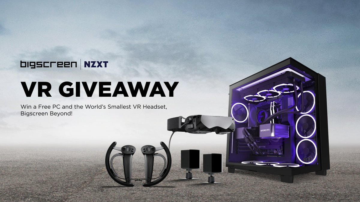 🎉 We teamed up with @BigscreenVR to give away the ultimate virtual reality gaming setup worth over $4,000! Retweet and click here to enter: nzxt.co/vrgiveaway