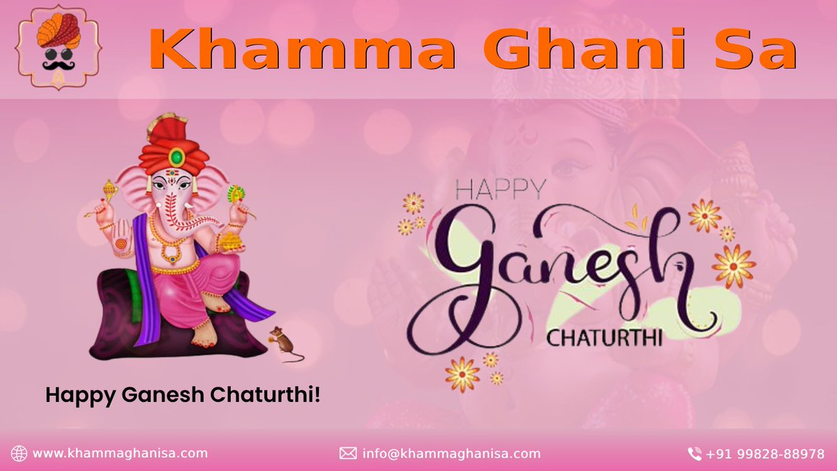 Khammaghannisa's tweet photo. Khammaghanisa is a company of all types of events and program. it is a good planner group for your events.
Happy Ganesh Chaturthi to all of you from the Khammaghanisa
#event #management #company #planner #corporate #MusicSystem #ganeshchaturthi2023 #music https://t.co/mWCwa0DoA9