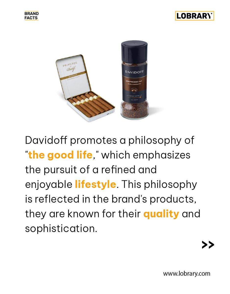 Lobrary_'s tweet photo. In addition to cigars and tobacco products, Davidoff produces a range of luxury accessories, including humidors, lighters, cutters, and leather goods. These accessories are designed to complement the cigar-smoking experience. #lobrary #facts #davidoff #facts #perfume #lifestyle https://t.co/hHhhWlGvBy