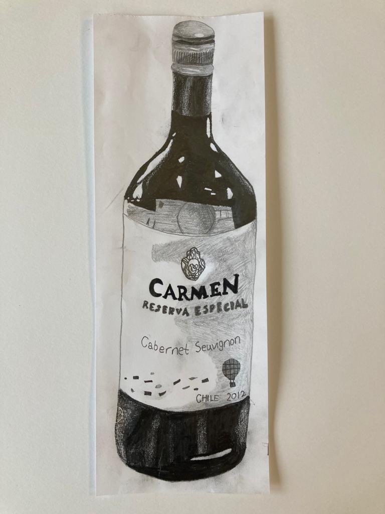 dept_art's tweet photo. Our Artist of the week this week is Paige (S4). Paige has been working hard to produce a realistic looking wine bottle as part of her National 5 level work! 
Well done Paige! 
#celebratingsuccess #tonalstudy #national5 https://t.co/0Nf5aasXKs