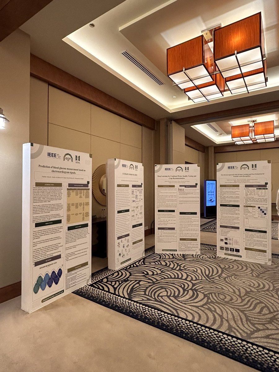 sona_0l's tweet image. مشاركتنا في #ICCIT المؤتمر الدولي للحوسبة وتقنية المعلومات وعرض بوسترنا في معرض الاوراق البحثية (وليف) لخدمة كبار السن في مجتمعنا .
تجربة رائعة، قابلنا شخصيات مميزة وملهمة ومنهم رئيس جامعتنا د.عبدالله الذيابي  @U_Tabuk @NEOM @IEEEorg