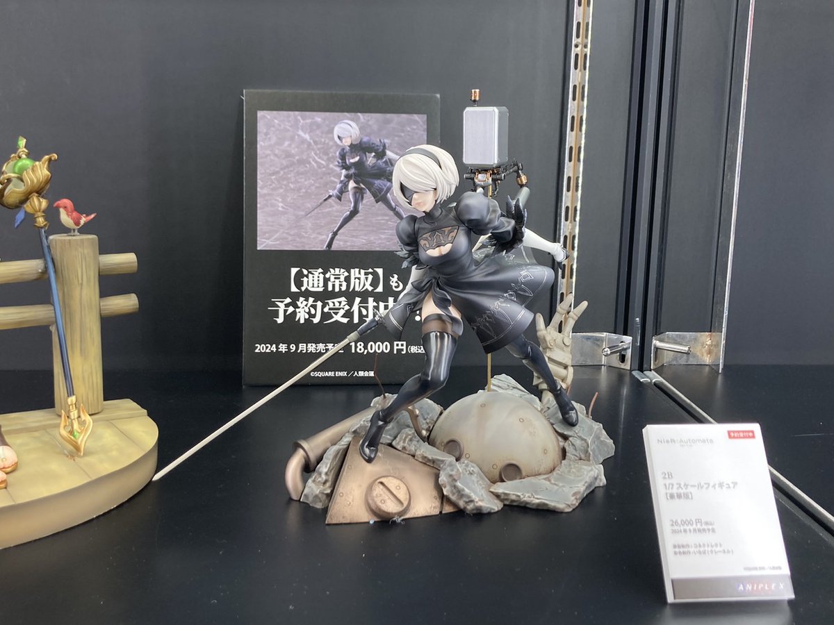 京まふ 展示情報】 NieR:Automata Ver1.1a 「2B 1/7スケールフィギュア 