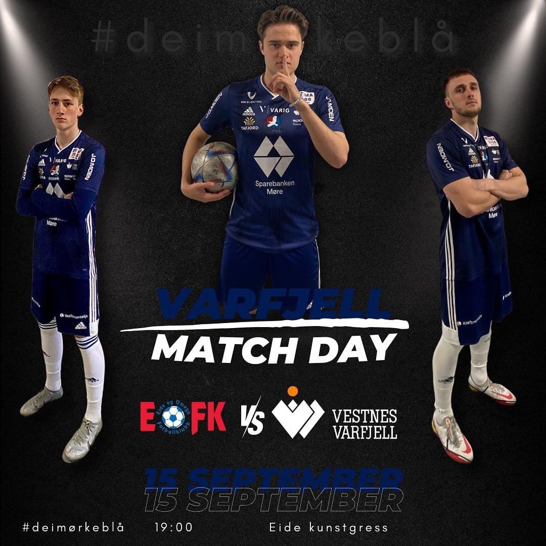 Eide borte er kveldens utfordring i #4divNR Avspark kl 19