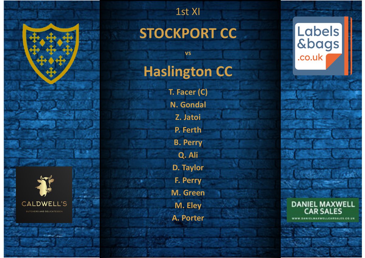 The final games of the season on Saturday see our 1st XI home to Haslington CC and our 2nd XI away to Port Sunlight CC. Both games start at 11.30am. Do come down and support the teams. Bar will be open!
