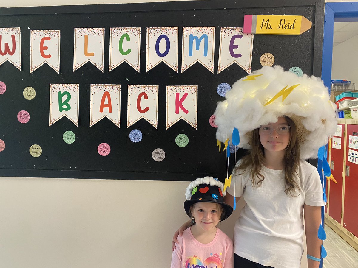 After a long week, we often find on Fridays that kids simply have their heads in a cloud! Thanks to Jodi and Jorgie for their awesome hat day creation.
