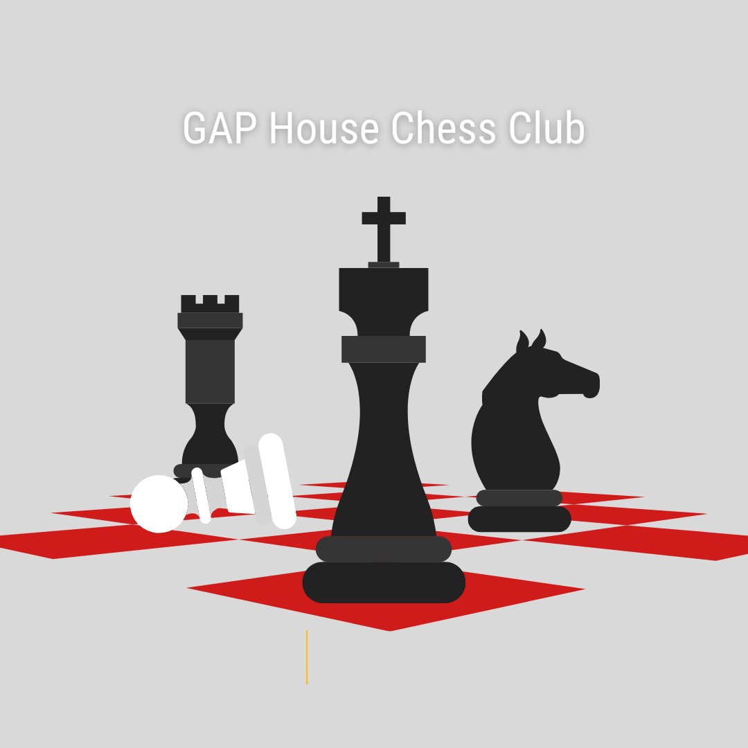 Join us on Mondays afternoons at GAP House for our Chess Club at 4-5PM or 5.30-6.30PM. Socialise with likeminded individuals and learn some new skills. Tickets can be purchased on our events page - gapsummercamps.com