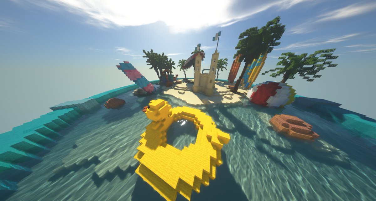 BuildRoomTeam's tweet image. 🏖️ Want to take your Minecraft server to the next level of fun and excitement? 🌟

Create custom event spaces, like this tropical beach-themed paradise! 🏝️ Host unforgettable in-game gatherings, parties, and celebrations that your players will rave about! 🎉