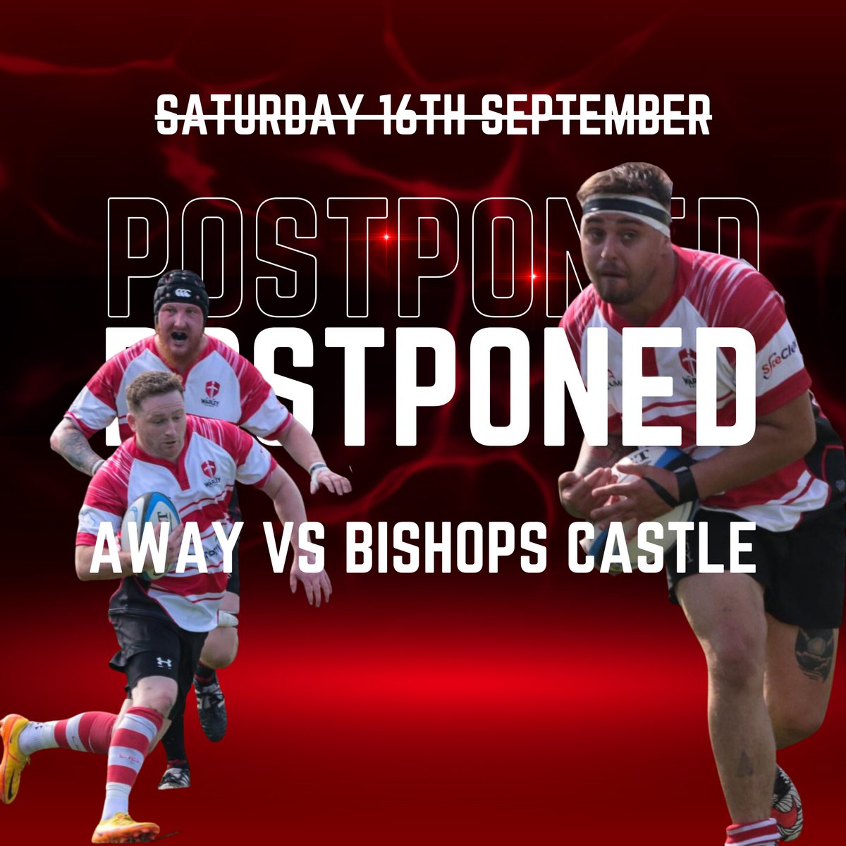 🚨 GAME POSTPONED 🚨

Due to a lack of sufficient referees available we will not be making the trip over to Bishops Castle

A revised fixture date will be agreed for later in the season. 

#WeAreWarley

🔴⚪️🔴⚪️