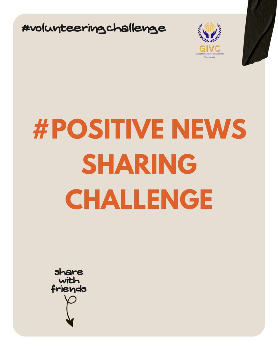 GIVC001's tweet photo. #HappyFriday
#Positivenewssharing Challenge
Kindly share your positive news with us.
We will love to hear from you the #goodnews you want to share with us in this crusial moment where everywhere is overloaded with bad and negative news. #OAUTwitter #OAUX #PositiveEnergy #GoodNews https://t.co/ale1A22iFr