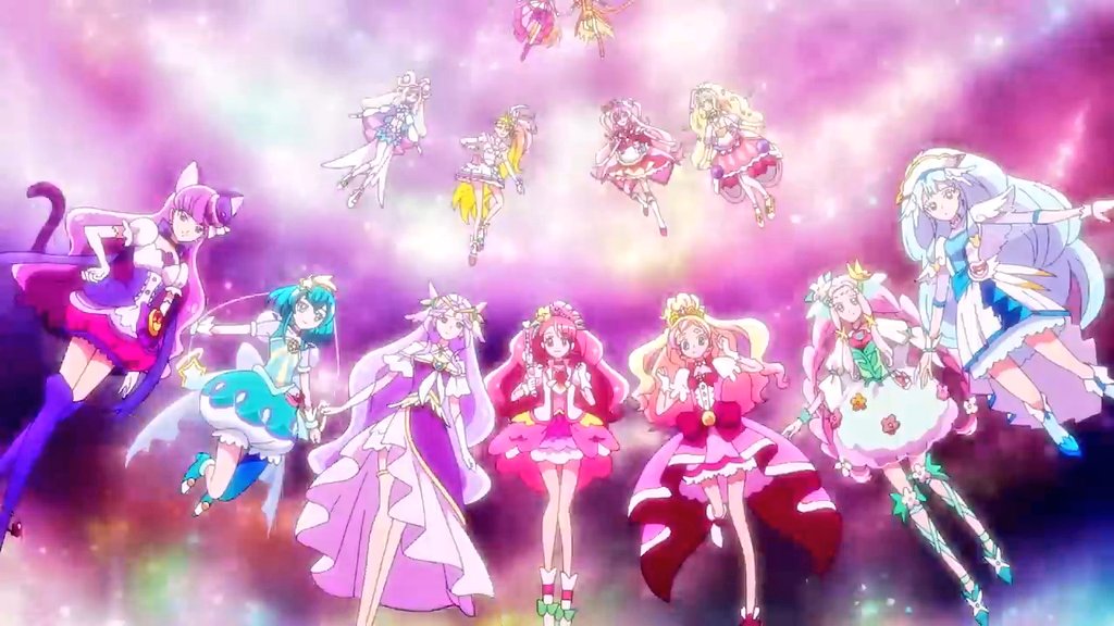 Eriol Irzahn on X: Precure All Stars ✨ As we have seen in the trailer, the  11 girls chosen to get their roles in the crossover movie are divided into  4 teams