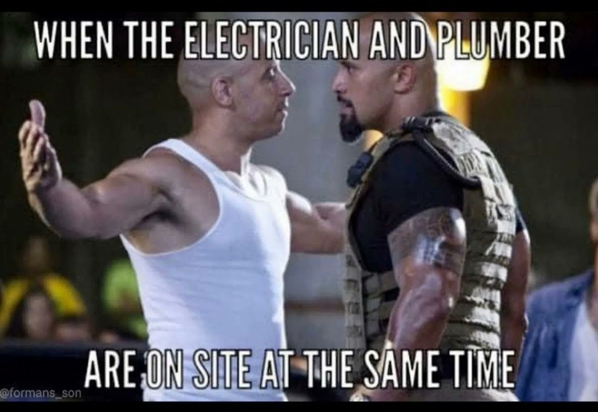 windlock's tweet image. Happy Friday! Here is your #FridayFunny for today! 😆 

#Constructionhumor #Funny #Electrician #Plumber #Constructionfunny #Windlock
