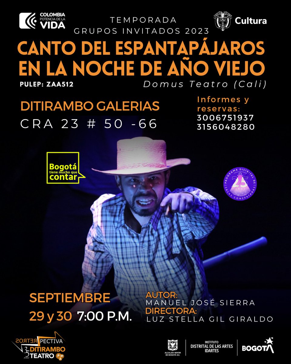 Desde Calii a Ditirambo...