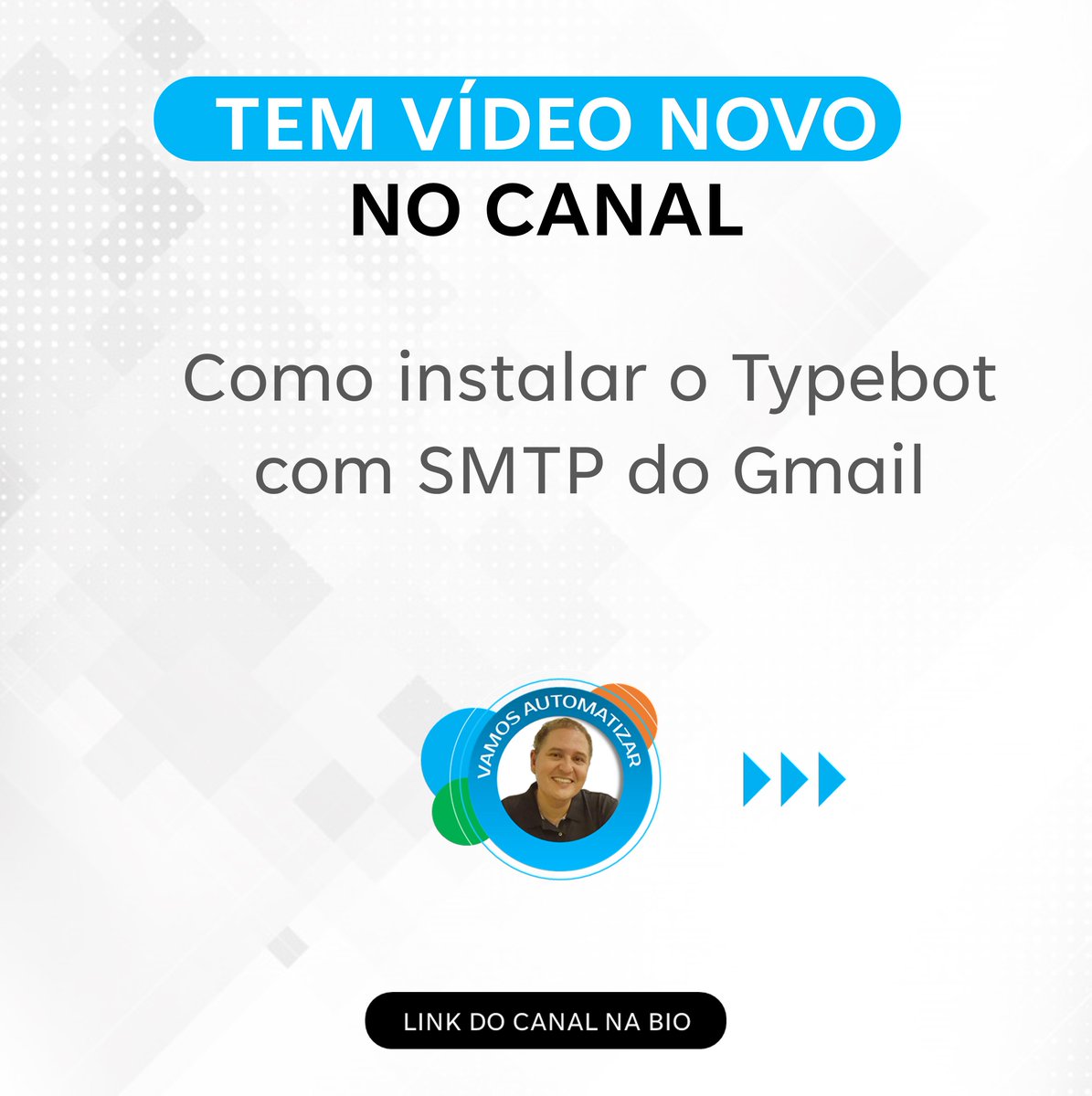 VAutomatizar's tweet image. Nesse vídeo mostro como utilizar o SMTP do Gmail na instalação do Typebot, que é feita nesse vídeo, utilizando o novo template da Railway que já instala e configura o Minio, servidor de arquivos, automaticamente

#typebot #chatbot #smtpgmail #automation #nocode #lowcode