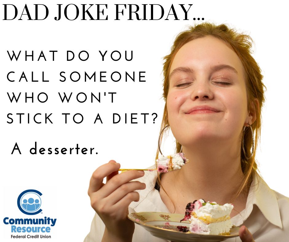 Then a desserter I am. Who's with me? ✋
