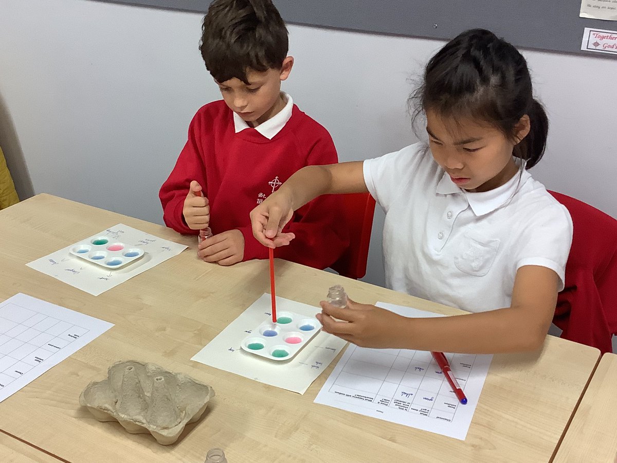 StPhilipsY5B's tweet photo. This week Year 5 have had a fantastic opportunity to do some amazing experiments in Science. We had a great time! @StPhilipCEAP #TeamStPhilips https://t.co/XYV8N73FbP