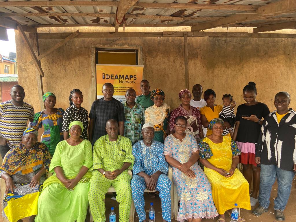 Data gathering,an effective tools for community&city-wide Development.Okerube Community participated in #Ideamaps, #mappingSlum,Informal settlement&other #deprived areas in Lagos Nigeria with #UniversityofLagos.Dr Elias,Geography Dept&other co-researchers visited our community.