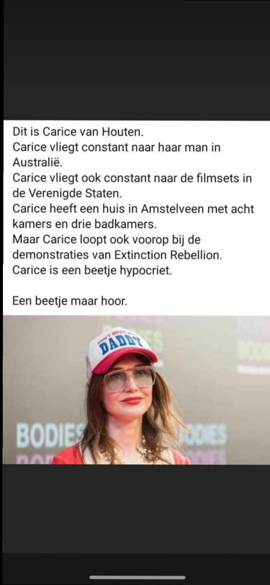 #caricevanhouten #hypocrietetrut @NLRebellion