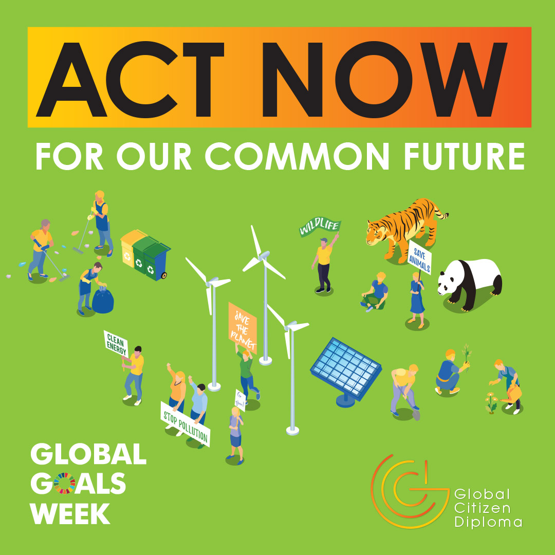 It's #GlobalGoals Week! 

As a Consortium, what's our story of how we're working together for the future we want to see? 

#OurStoriesAreMoreThanNumbers
#GlobalCitizenDiploma #ActNow #GlobalGoalsWeek #ForPeopleForPlanet #SDGs #globalcitizenship