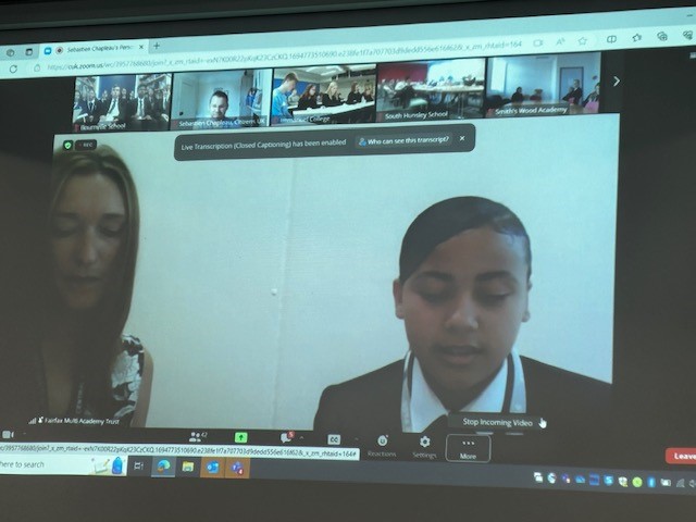 BournvilleSch's tweet photo. Our student leaders participated in the #RelationshipReset National Summit with young people across the country working together to make a difference in issues such as sexual harassment and consent. A privilege to be part of. Well done Shakiya, co-host of the event #excellence https://t.co/A35LwBRgRF