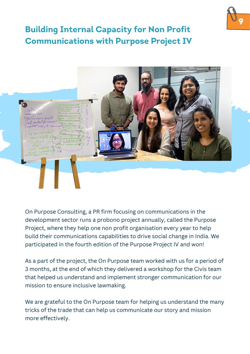 OnPurposeComms's tweet image. We just got featured in Civis&apos;s Annual report 2022-23! Pleased to have partnered with Civis for the 4th edition of #ThePurposeProject. Our partnership aimed to identify gaps and devise a well-crafted strategy that would empower the team to enhance their storytelling. 
@Civis_Vote