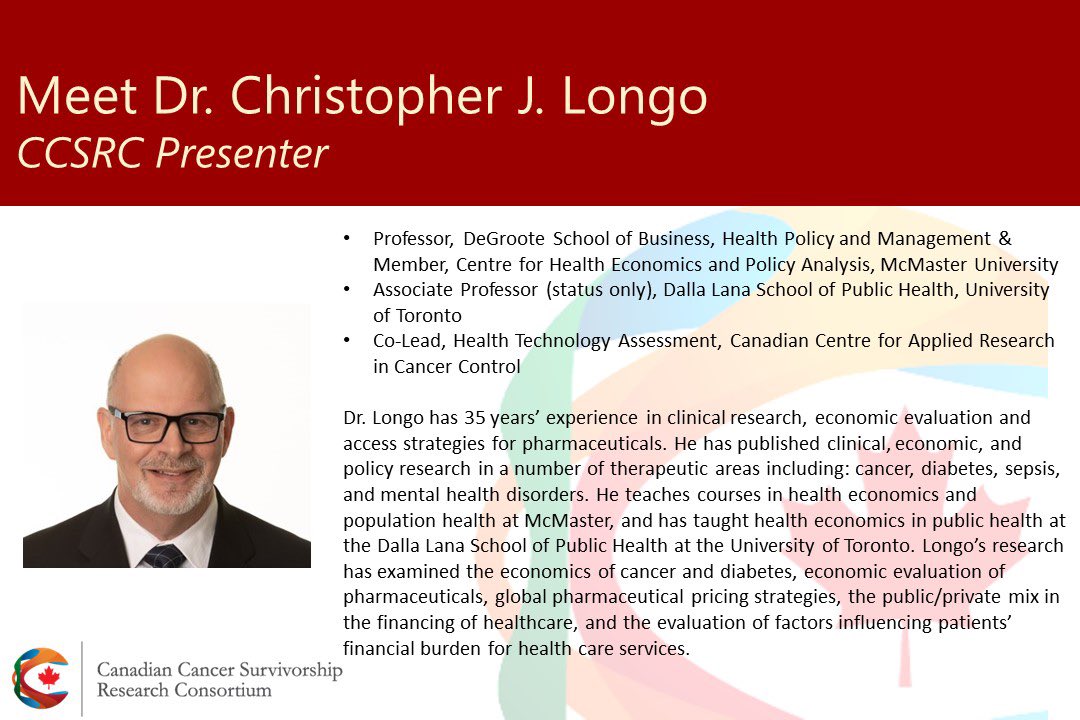 Don’t miss our CCSRC rounds happening today at 1pm EST. Email ccsrc@uhnresearch.ca to get on the distribution list!