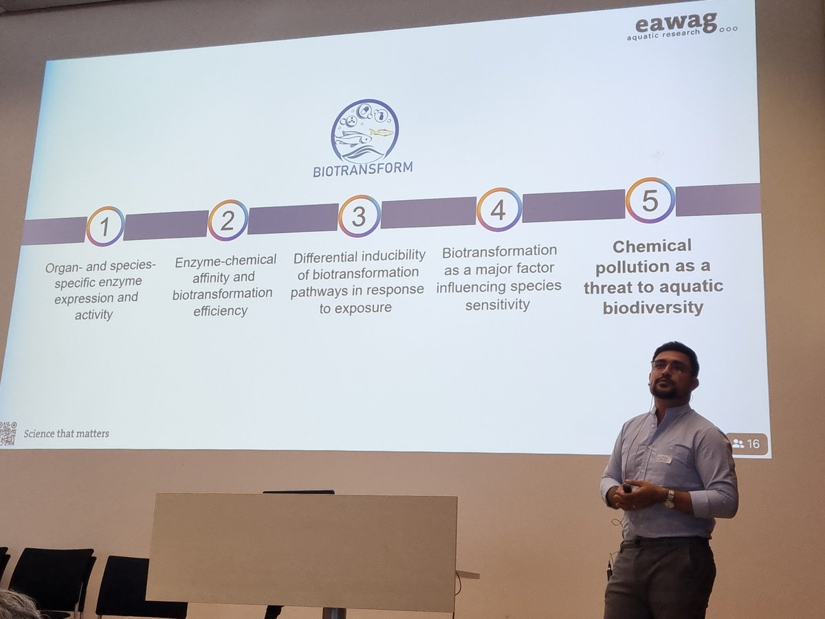 Ksenia Groh (@kseniagroh) on Twitter photo Biotransformation as major factor influencing differential sensitivity to #chemical pollution across fish species: Brilliant talk by <a href="/MEFranco91/">Marco E. Franco</a> at <a href="/EawagResearch/">Eawag</a> Symposium summared results of BIOTRANSFORM project he pursued with prestigious 2-year postdoc fellowship <a href="/Utox_Eawag/">Utox_Eawag</a> Biotransformation as major factor influencing differential sensitivity to #chemical pollution across fish species: Brilliant talk by <a href="/MEFranco91/">Marco E. Franco</a> at <a href="/EawagResearch/">Eawag</a> Symposium summared results of BIOTRANSFORM project he pursued with prestigious 2-year postdoc fellowship <a href="/Utox_Eawag/">Utox_Eawag</a>