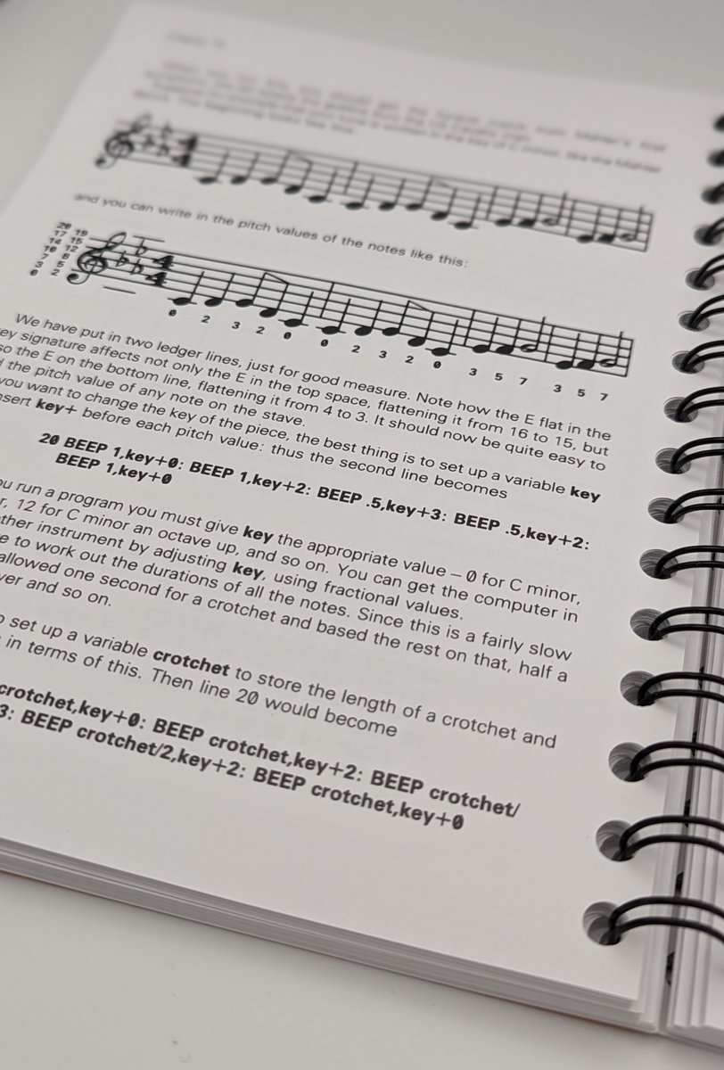lostretrotapes's tweet photo. The most commented thing about my new Spectrum video was the binding on the manuals. Happy to say I found a printer, and now it has wire bindings! As well as completely rescanned and cleaned up.  New version found here https://t.co/12kN9W5G4n https://t.co/JMLW5ONPF5