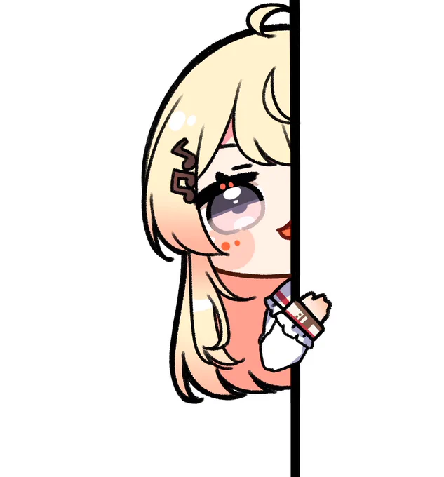 こっちを見ている奏ちゃん #Artnose