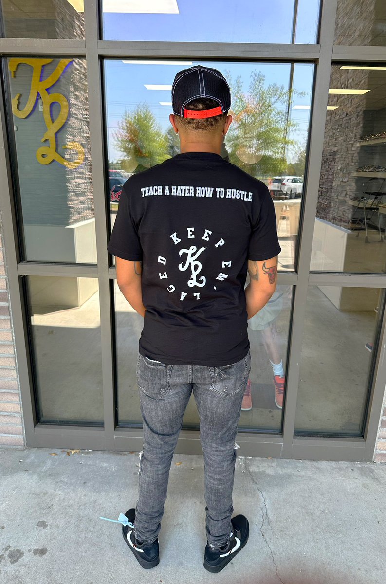thelacedway's tweet photo. Black “Not Fake Tees” Sold Out First Weekend❗️ Restock This Weekend &amp; Also Have Tan &amp; Brown In Stock 🔥 TEACH A HATER HOW TO HUSTLE #LACED https://t.co/ss9QdcQLGG