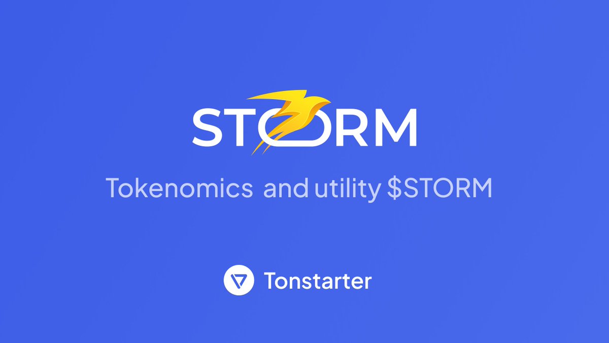 ⚡️ STORM tokenomics and utilities

STORM is a future management token on the <a href="/storm_trade_ton/">Storm Trade ⚡️</a> platform. You can become a holder if you participate in our joint campaign, where 30,000 STORM will be shared among the top 500 participants!
⚡️ Participate - t.me/community_bot/… ⚡️