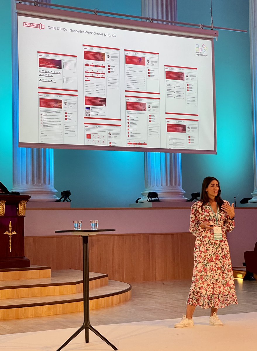 Designing a Legal First Door as a solution to enable self-service for business users legal needs. Lina Krawietz and Alisha Andert from @TILDlegaldesign #lds2023 @LegaldesignFI