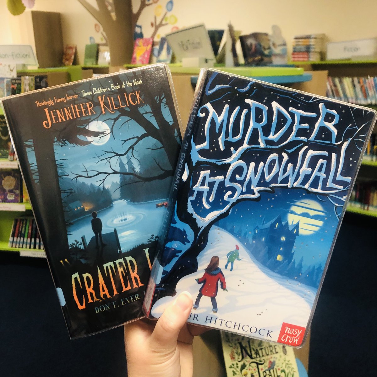 verityisreading's tweet image. Two lucky Year 5s were chosen to be the first to borrow library books ahead of reopening next week.
Here’s what they chose!📚

#readingforpleasure #GreatSchoolLibraries 

@FleurHitchcock @JenniferKillick if you have a message for them, we’d love to encourage their reading please!