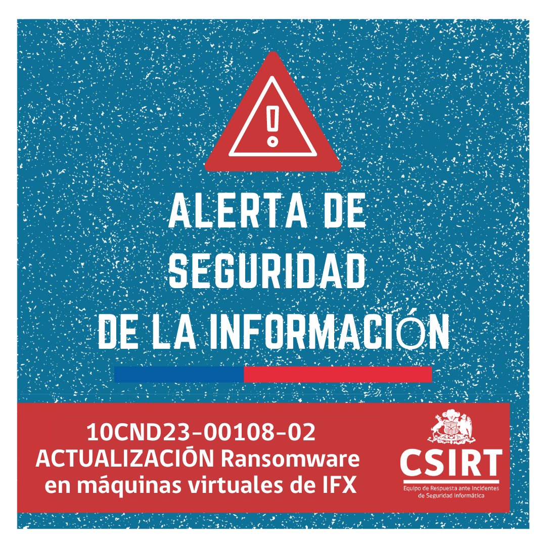 Agencia Nacional de Ciberseguridad (ANCI) tweet media