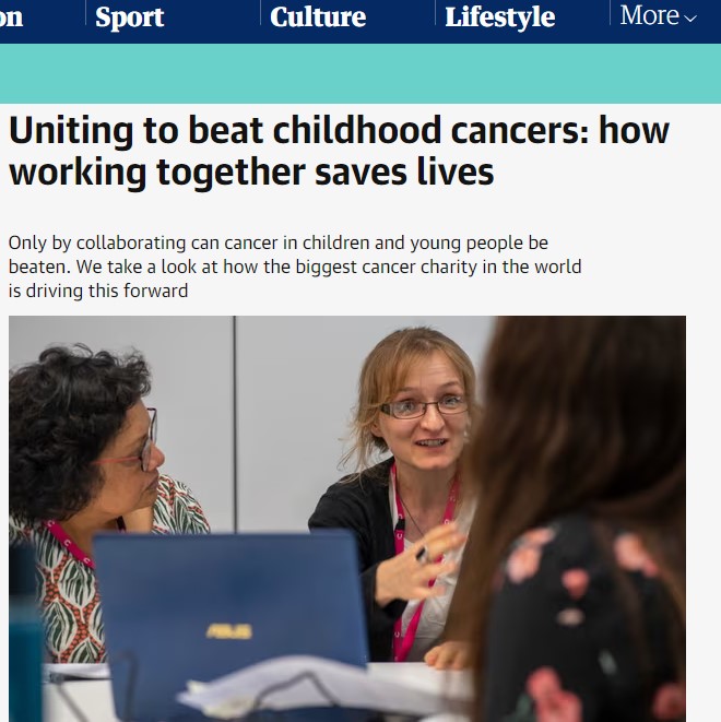 Our collaboration with Cancer Research UK, which helped to almost triple funding for experimental medicine, has this week featured in <a href="/guardian/">The Guardian</a> 
Our partnership with @CRUK and the National Institute for Health and Care Research saw the total sum going to 12 paediatric centres in
