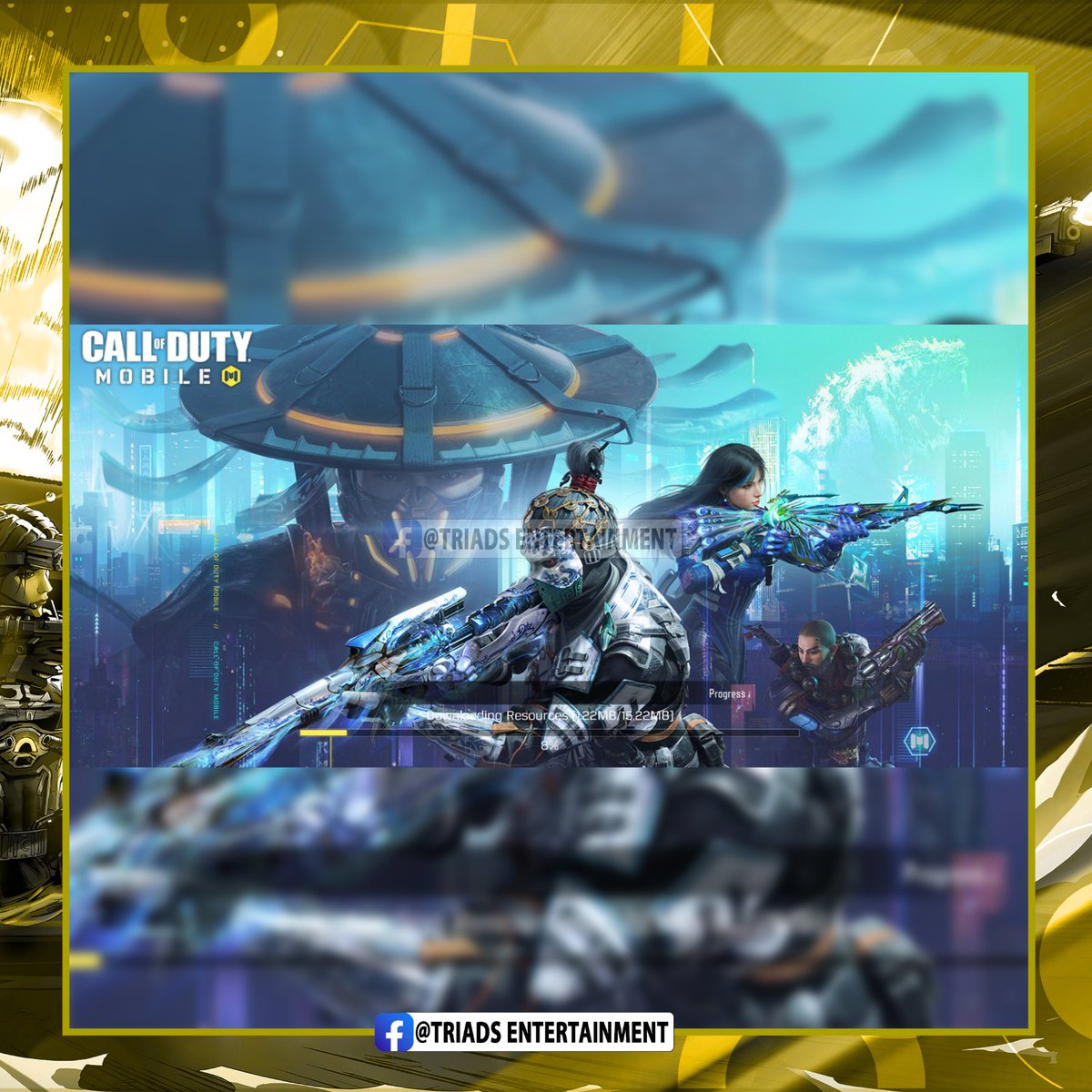 _triadsent's tweet image. New updates to catch up with.🆕
Let’s get you up to speed.🚀
· A new in-app update with a size of 15+21 MB
· The Eternal Divinity wheel of fortune has been added to the game.
#triadsentertainment
#CoDMobile 
#codmupdates