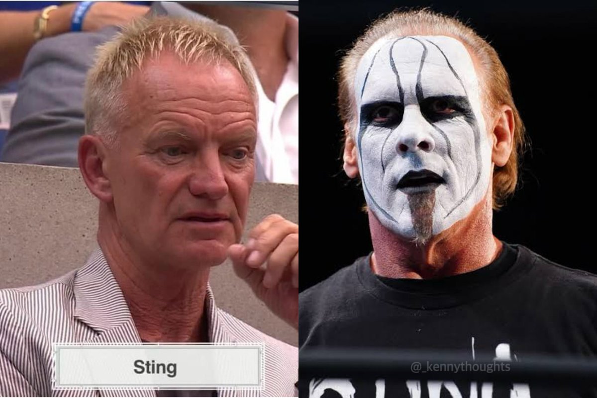 _kennythoughts's tweet photo. Honestly Sting looks VERY different without the face paint https://t.co/UytB6t6XFZ