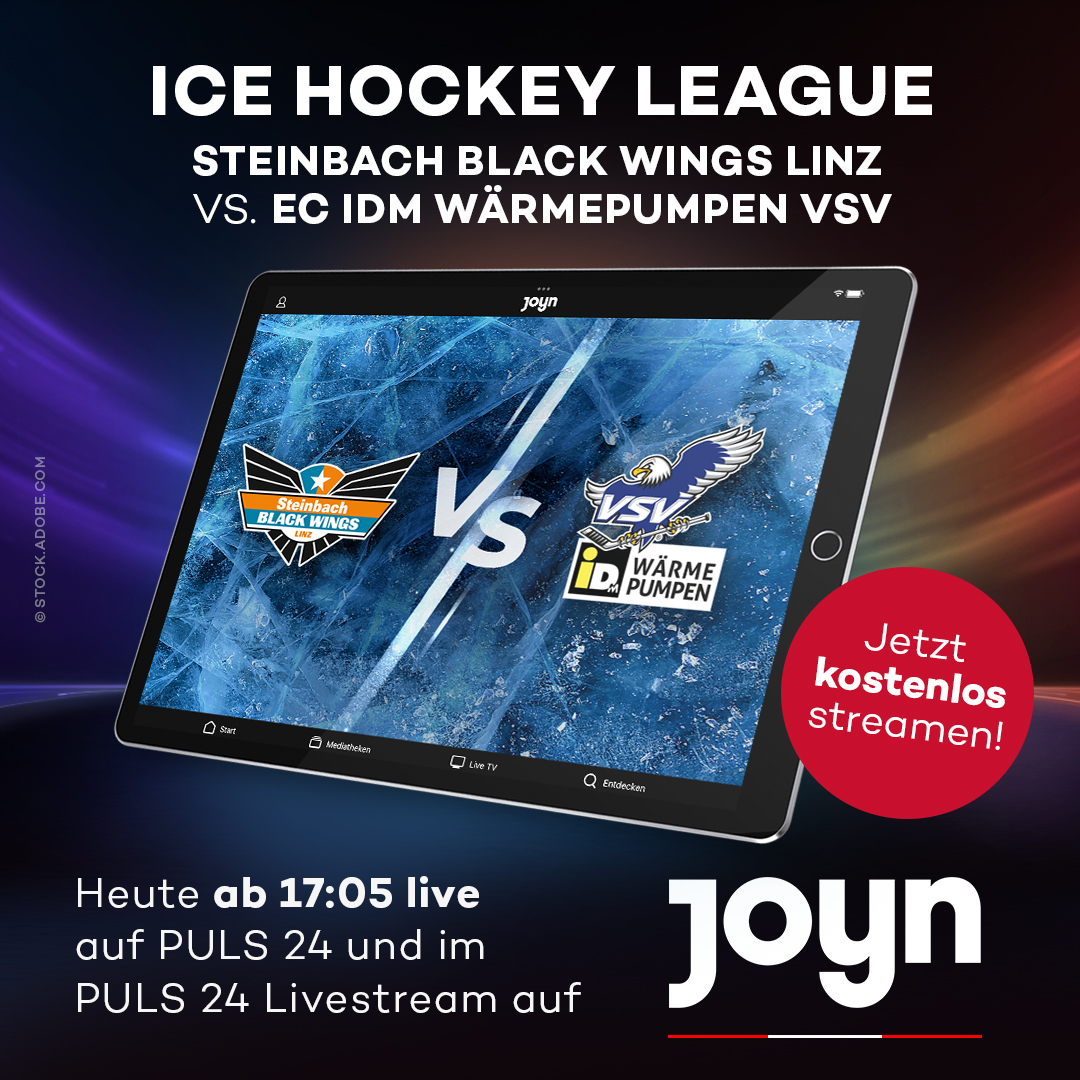 Endlich ist es soweit 🎉: Die win2day ICE Hockey League 🏒 startet heute auf Joyn 📺 und PULS 24 in die brandneue Saison ⛸! Schaut euch die kostenlosen Livestreams an auf Joyn, puls24.at und PULS 24 im TV 📡. Seid ihr bereit, das Eis zum Schmelzen zu bringen? 🔥