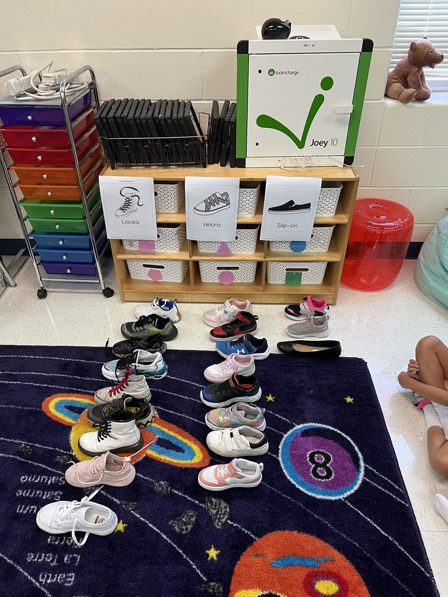 FabulouslyFirst's tweet image. What a fun way to graph, tally, and analyze data! We love any excuse to take of our shoes 🤪 @NISDElemMath @NISDFields @SJanik721 @Ms_JDeLosSantos @NISD