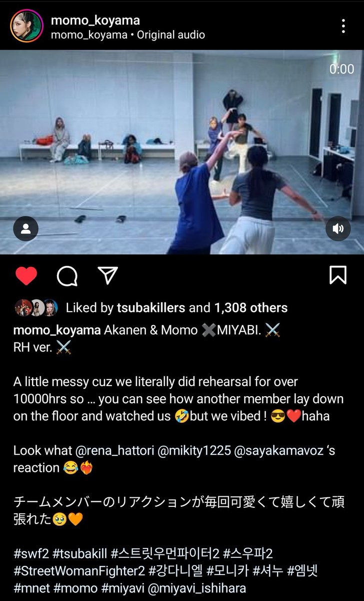 20230915 Momo Koyama ig post