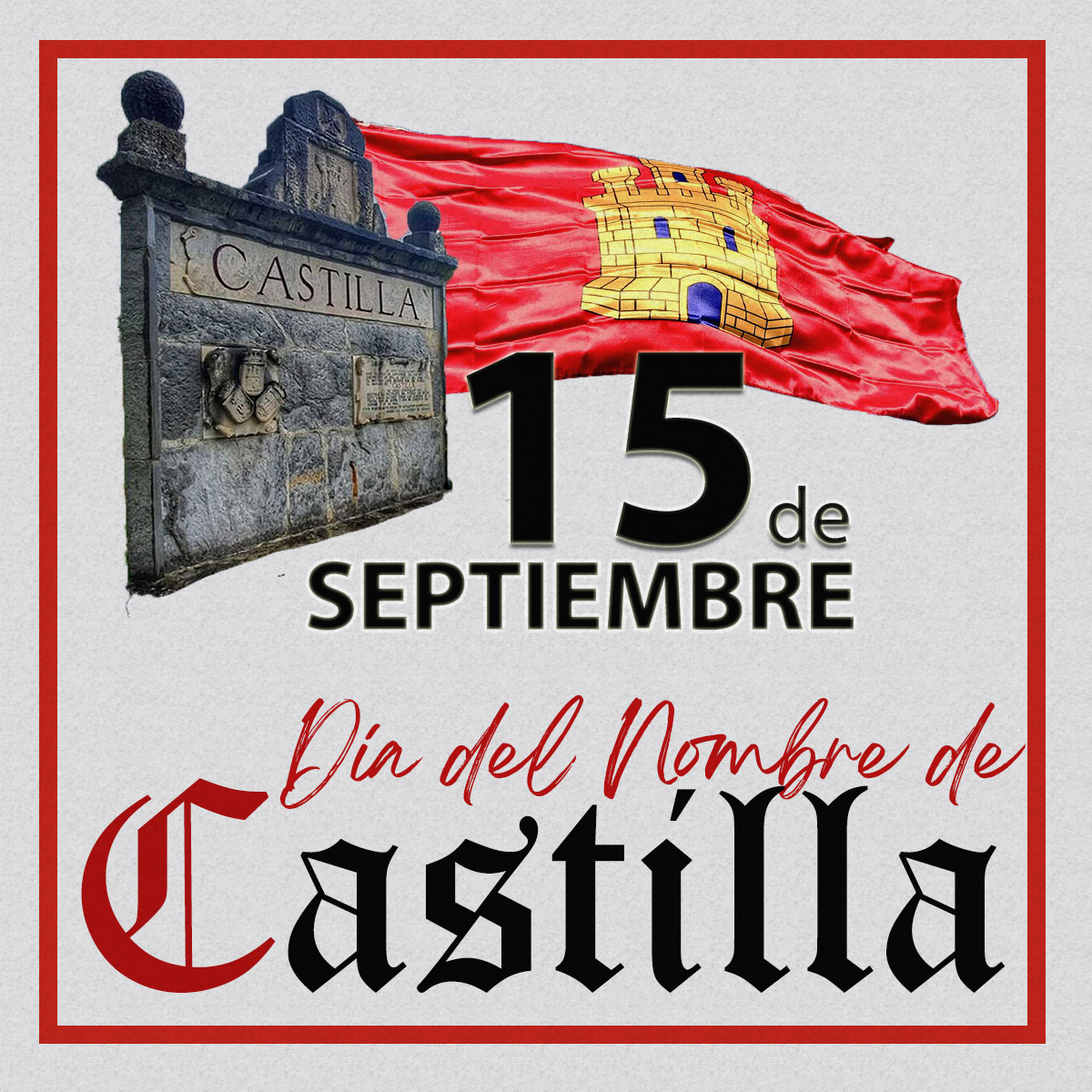 Hoy se conmemora el Día del Nombre de #Castilla. 

Hace 1223 años en Taranco de Mena (Burgos) se escribió por vez primera la palabra 𝕮𝖆𝖘𝖙𝖎𝖑𝖑𝖆