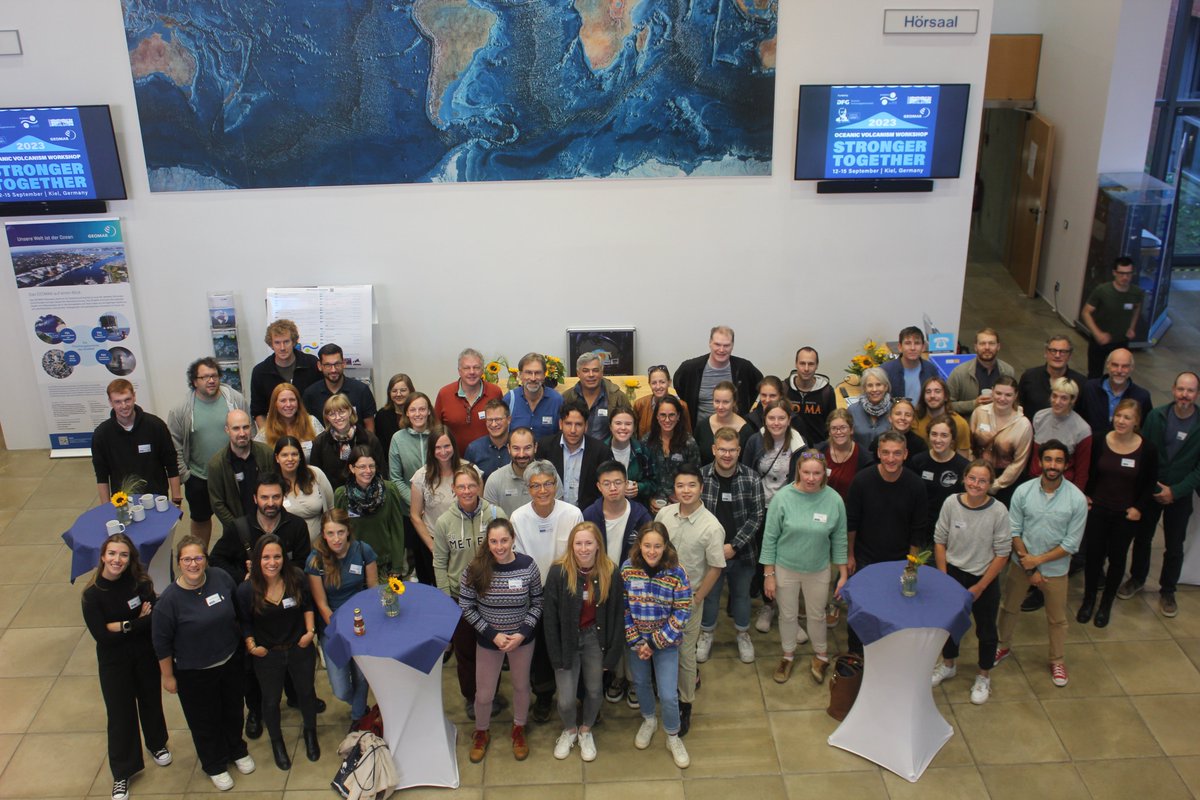 And that brings the 2023 Oceanic Volcanism: Stronger Together workshop to a close. Thank you to the hosting-organizing team of @GEOMAR_de @GEOMAR_en and support from @IAVCEI_official to make this happen. We look forward to next time, when and wherever it may be! #StrongerTogether