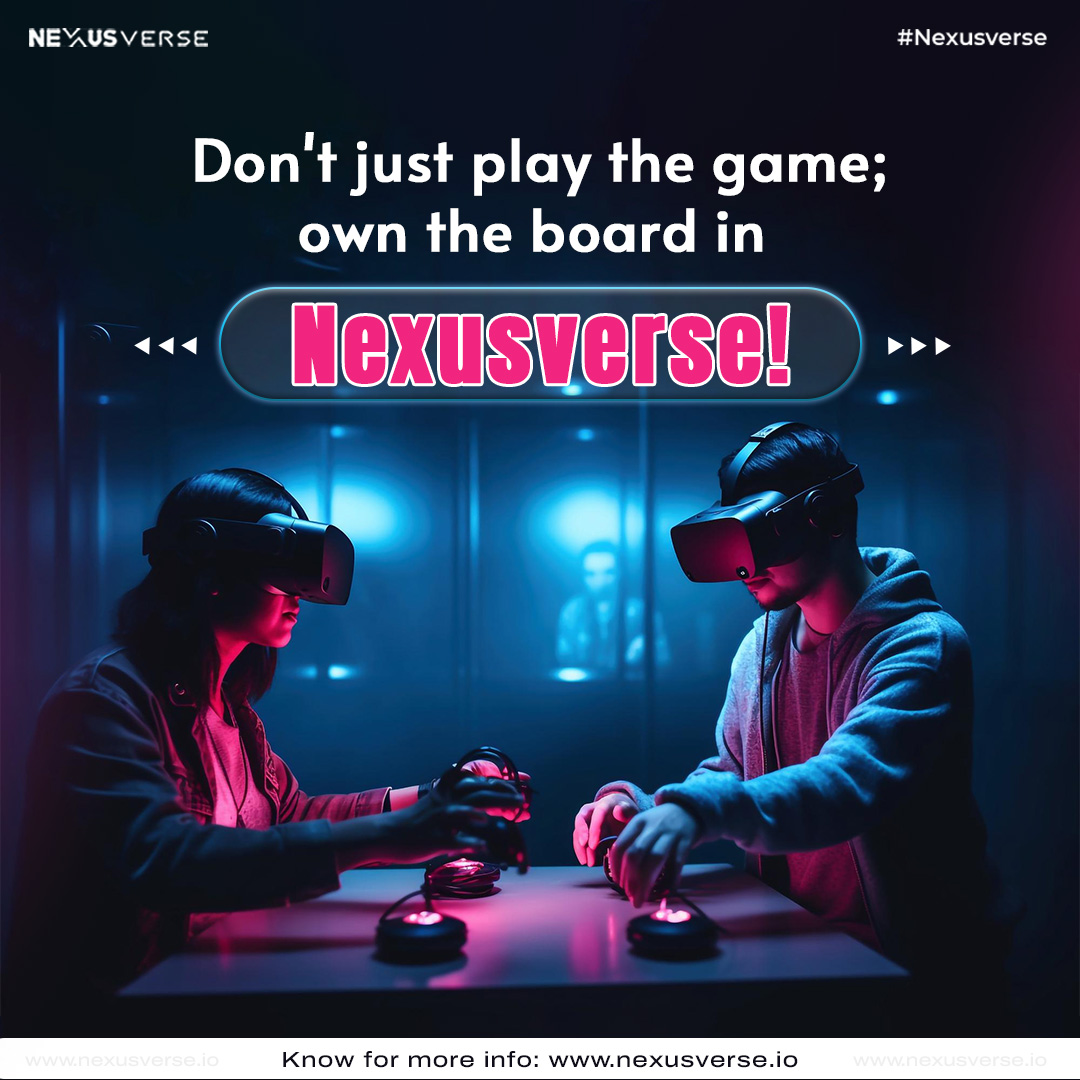 Nexus_verse's tweet photo. Don't just play the game; own the board in Nexusverse!
.
🌐: https://t.co/eAKA3iqsT0
.
#realestateinvestor #VirtualReality #gaming #vrgaming #nexusverse #virtualproperties #FutureTech  #futuretechnology https://t.co/G3LJtK3fuR